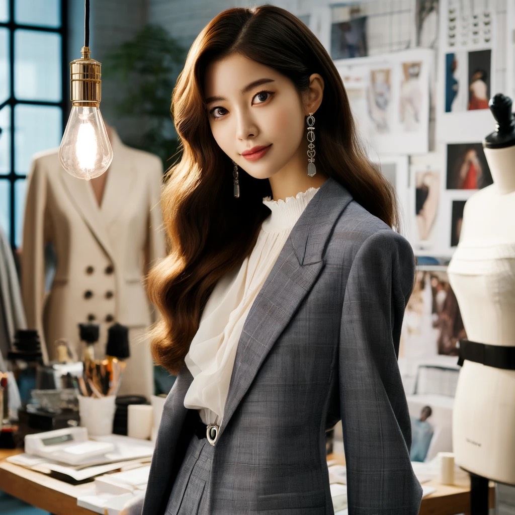 DALL·E 2024-04-22 20.27.38 - A detailed and vivid scene showcasing another young, beautiful Korean f